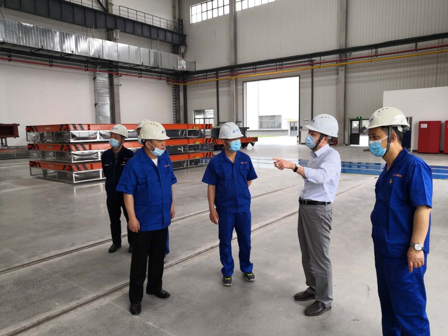 集團(tuán)公司黨委書記、董事長虞岳明赴德清申達(dá)公司調(diào)研