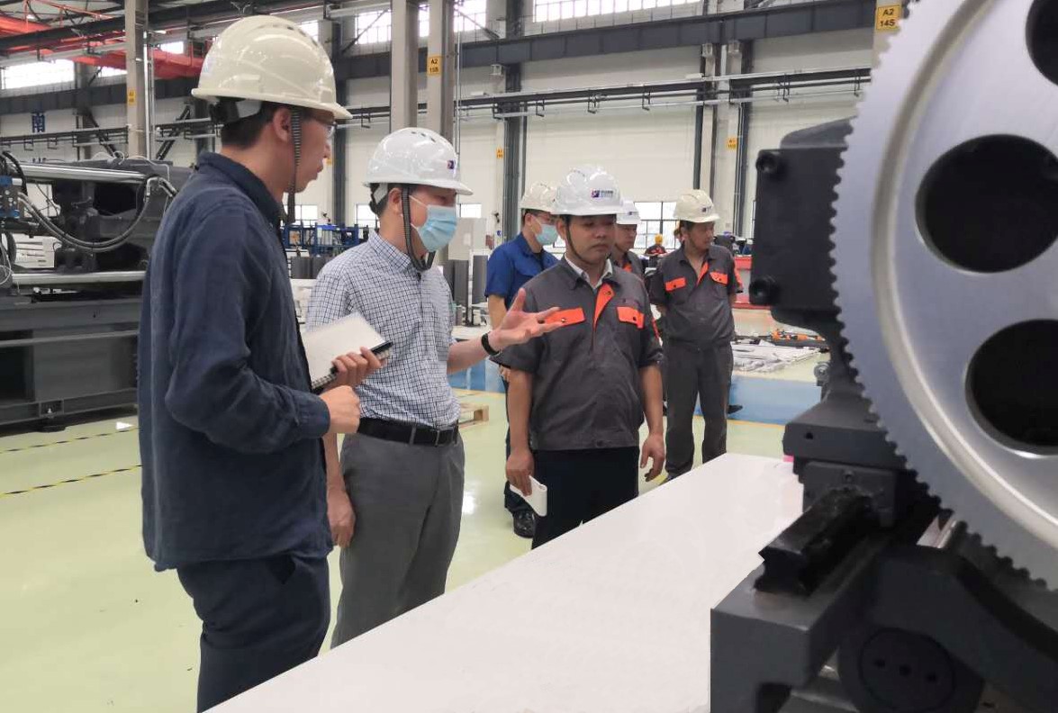 集團(tuán)公司黨委書記、董事長虞岳明赴德清申達(dá)公司調(diào)研指導(dǎo)