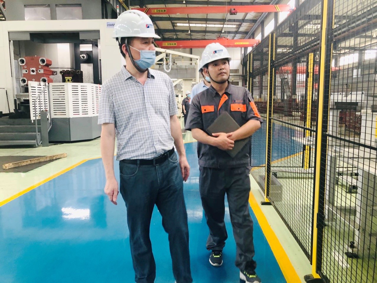 杭州松下馬達(dá)有限公司副總經(jīng)理?；勖鞲暗虑迳赀_(dá)公司交流QC管理經(jīng)驗